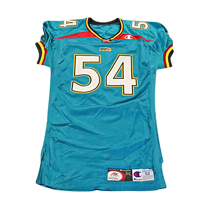Memphis Maniax 2001 #54 Team Issued Home Jersey Size 52 +2