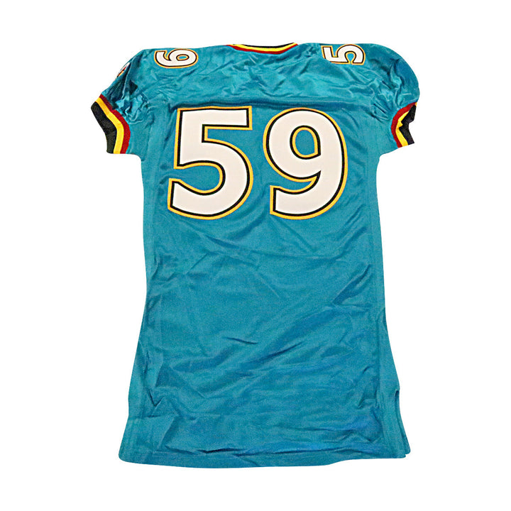 Memphis Maniax 2001 #59 Team Issued Home Jersey Size 48 +2