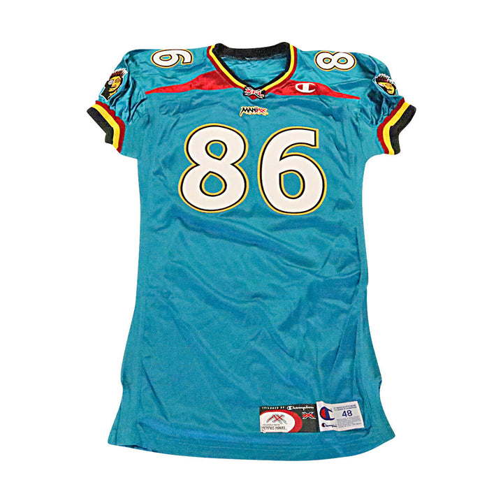 Memphis Maniax 2001 #86 Team Issued Home Jersey Size 48 +2