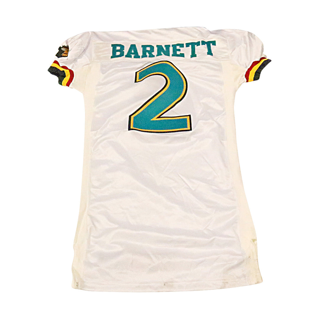 Barnett Memphis Maniax 2001 Game Used Away Jersey Size 44 +2