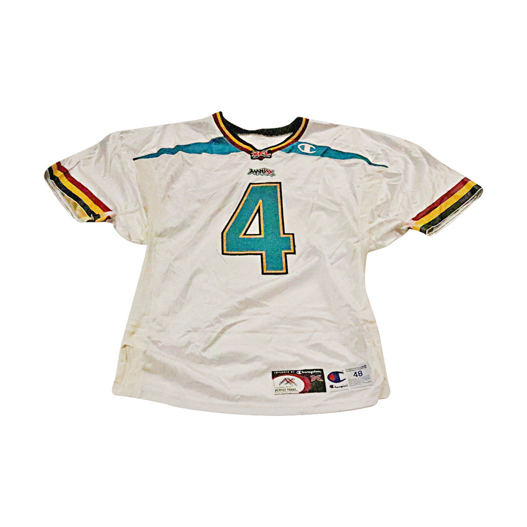 Memphis Maniax 2001 #4 Team Issued Away Jersey Size 48 +2