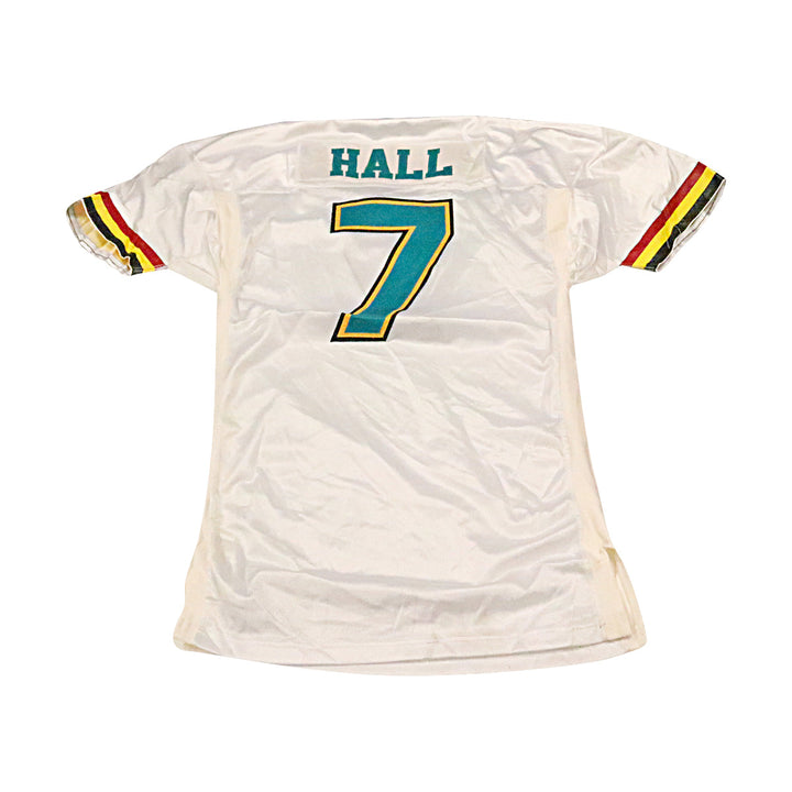 Jeff Hall Memphis Maniax 2001 Game Used Away Jersey Size 46 +2