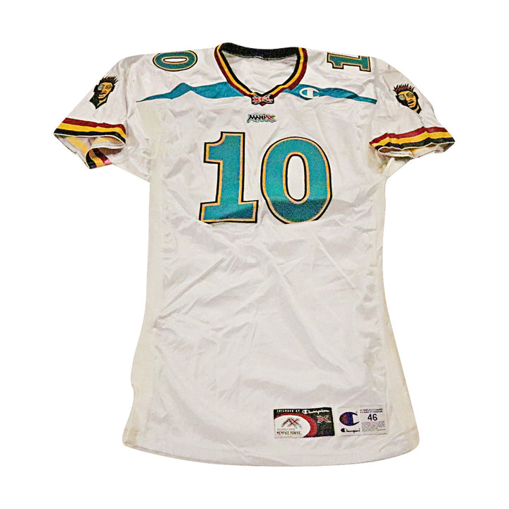Memphis Maniax 2001 #10 Team Issued Away Jersey Size 46 +2