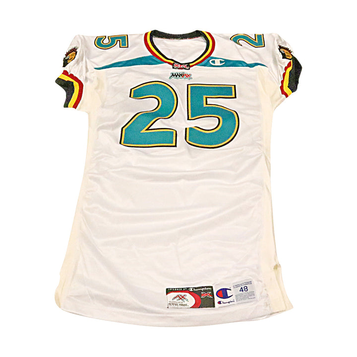 Kevin Cobb Memphis Maniax 2001 Game Used Away Jersey Size 48 +2