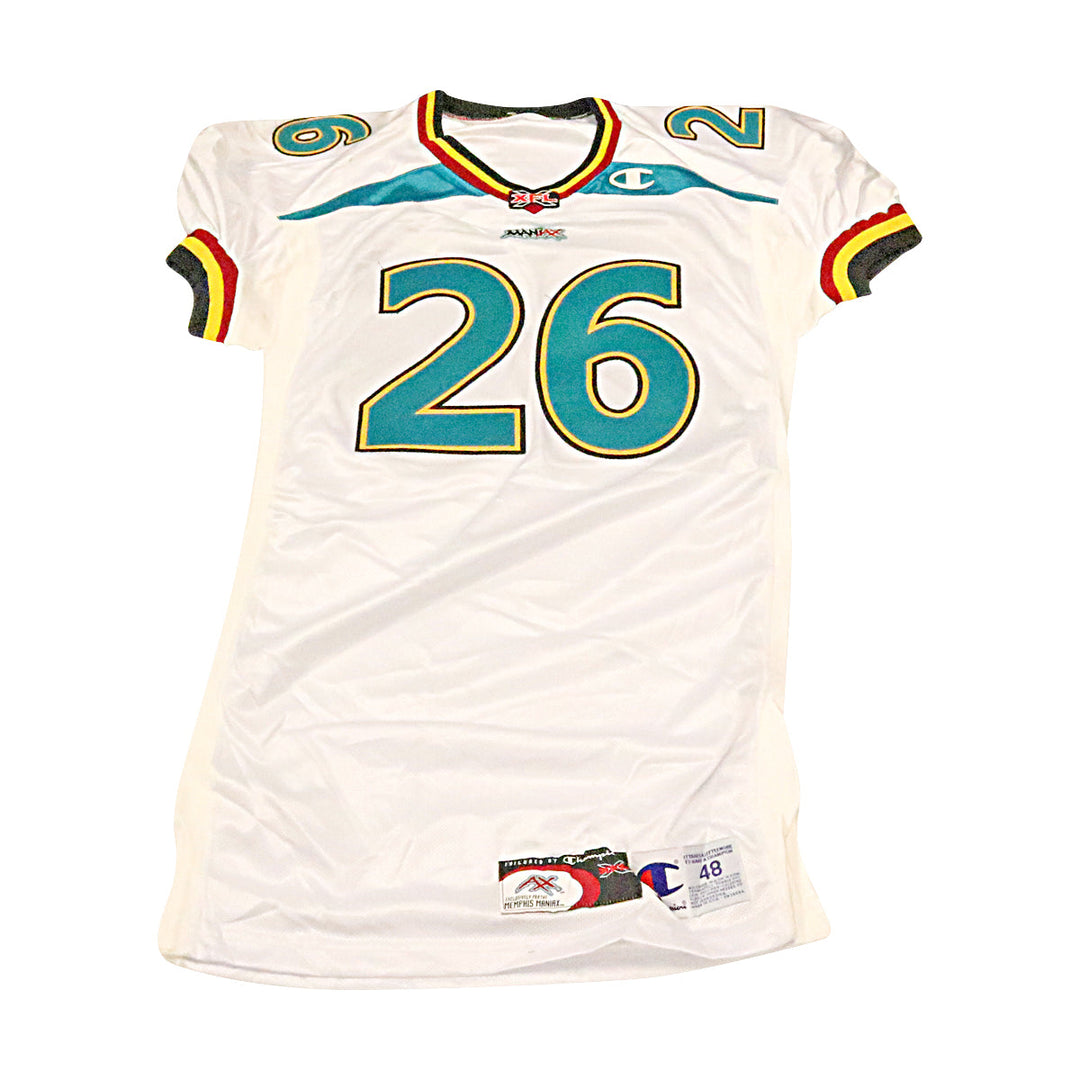 Memphis Maniax 2001 #26 Team Issued Away Jersey Size 48 +2