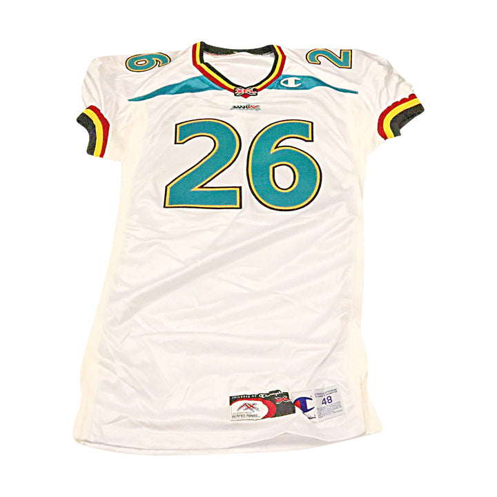 Memphis Maniax 2001 #26 Team Issued Away Jersey Size 48 +2