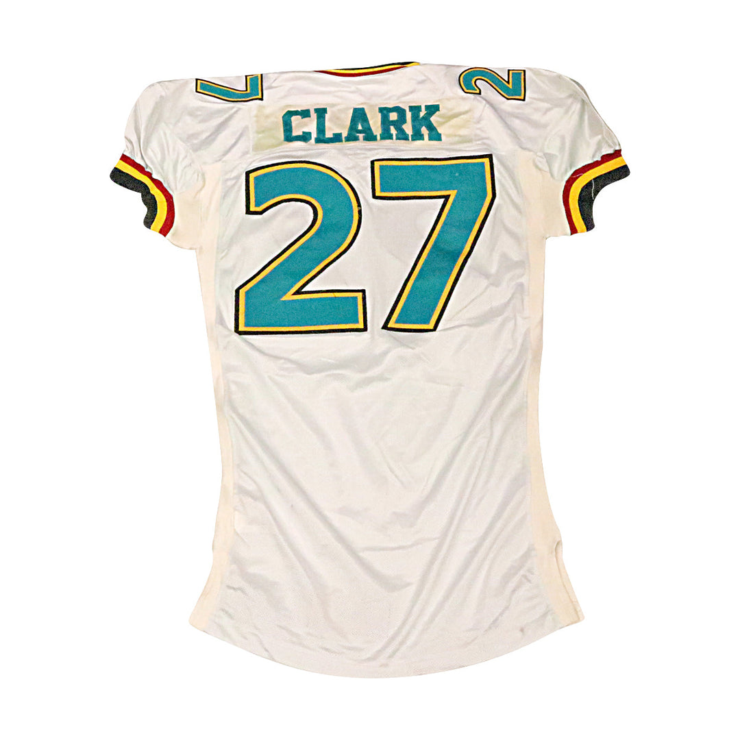 Rico Clark Memphis Maniax 2001 Game Used Away Jersey Size 48 +2