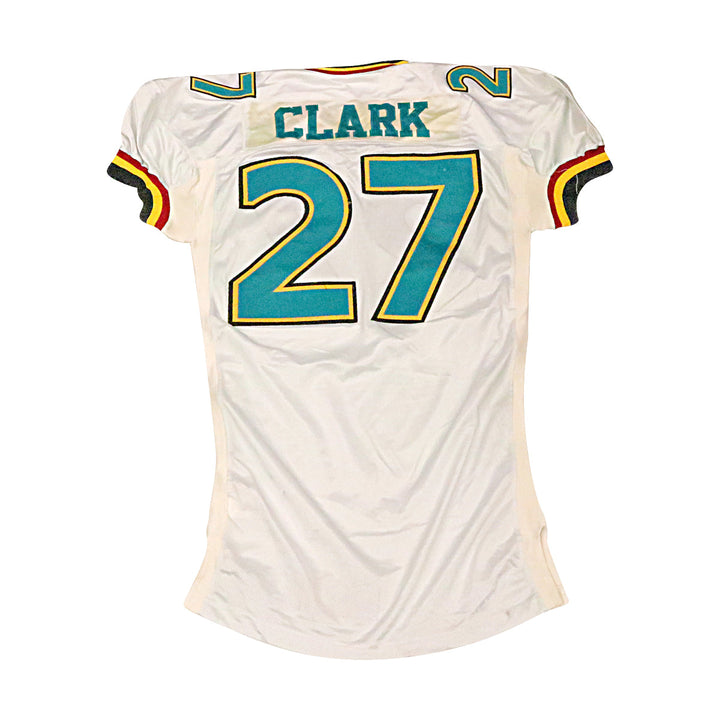 Rico Clark Memphis Maniax 2001 Game Used Away Jersey Size 48 +2