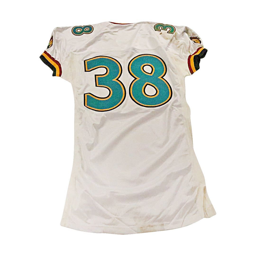 Memphis Maniax 2001 #38 Team Issued Away Jersey Size 50 +2 (Dirty)