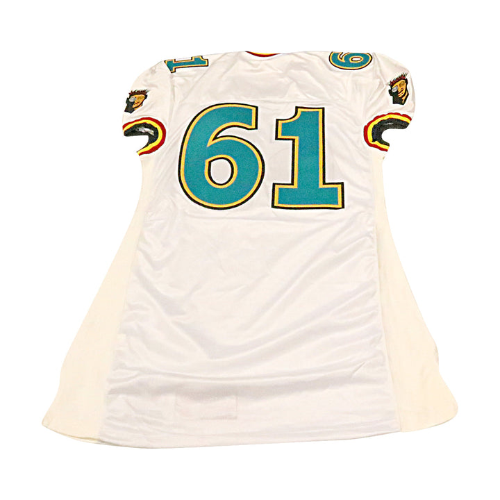 Memphis Maniax 2001 #61 Team Issued Away Jersey Size 52 +2 Linemen Cut