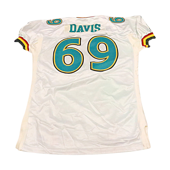 Ike Davis Memphis Maniax 2001 Game Used Away Jersey Size 56 +2