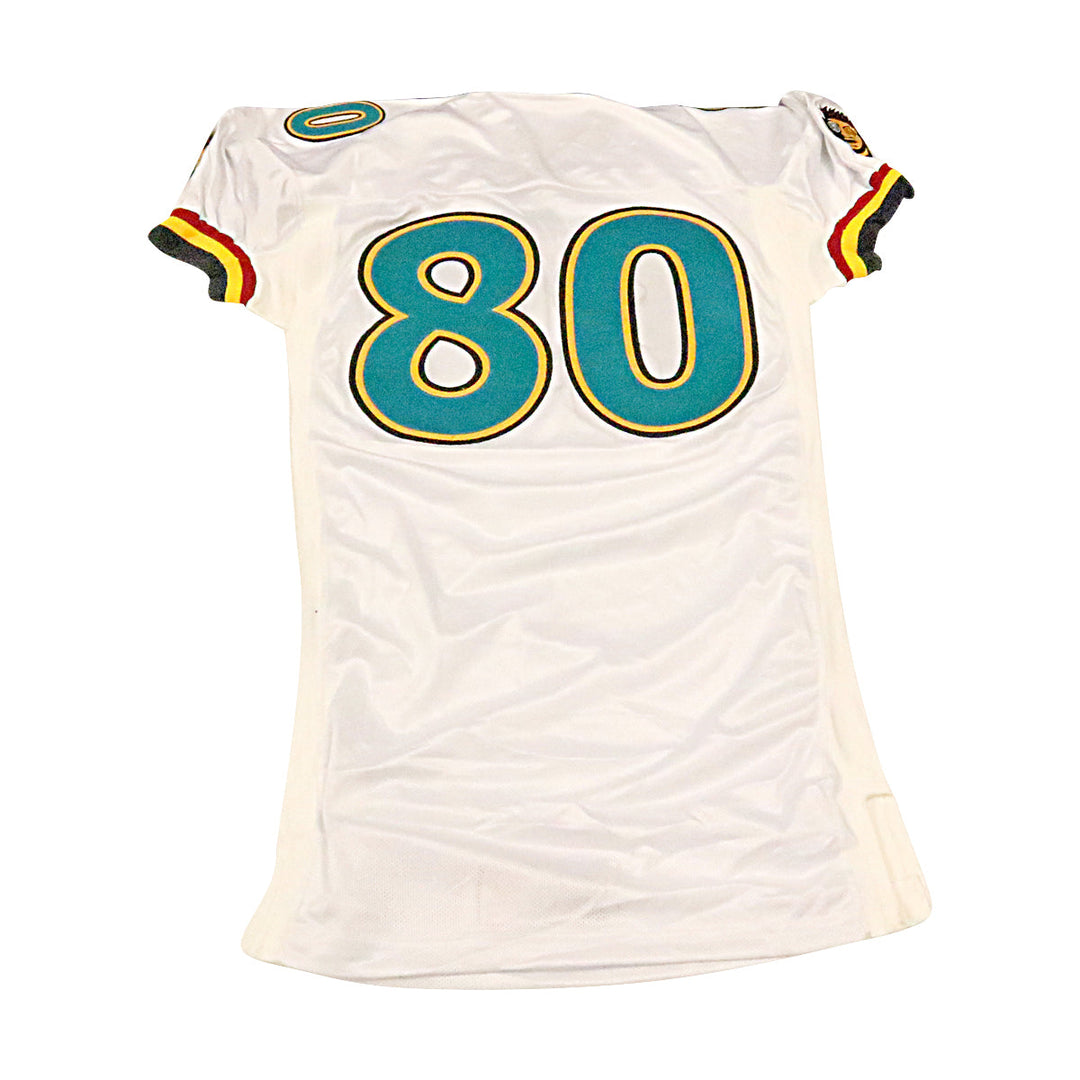 Memphis Maniax 2001 #80 Game Used Away Jersey Size 46 +2