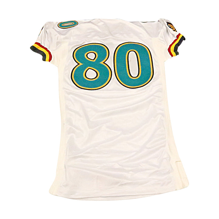Memphis Maniax 2001 #80 Game Used Away Jersey Size 46 +2