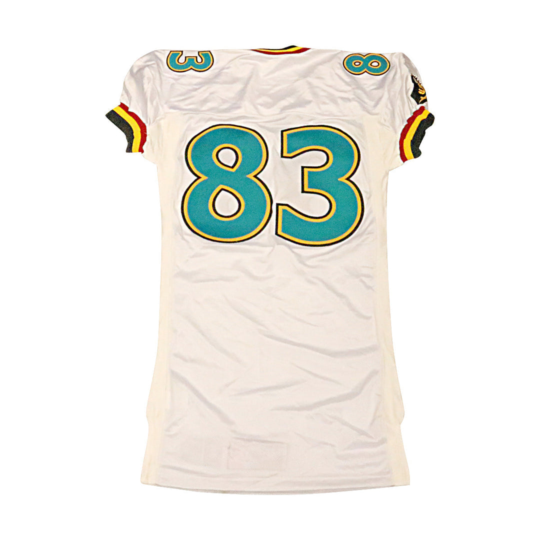 Memphis Maniax 2001 #83 Game Used Away Jersey Size 44 +2
