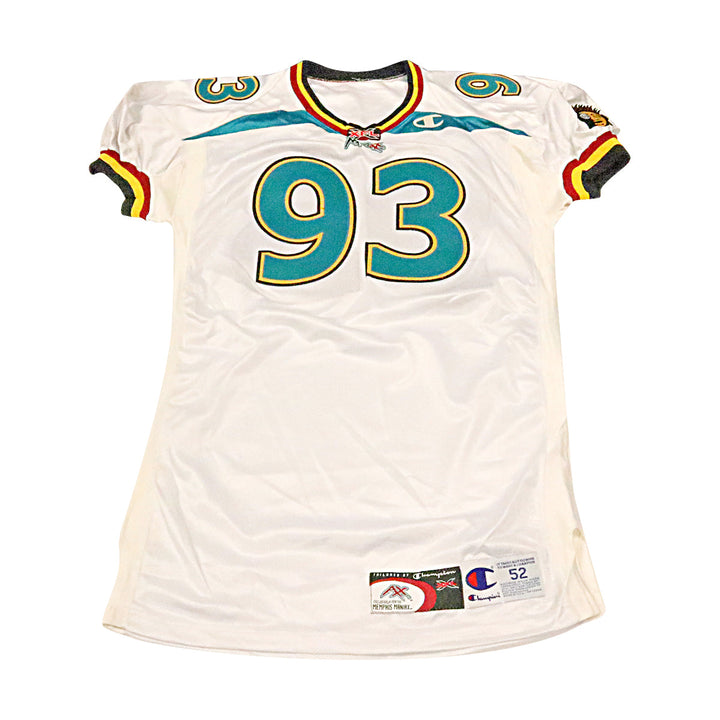 Memphis Maniax 2001 #93 Team Issued Away Jersey Size 52 +2