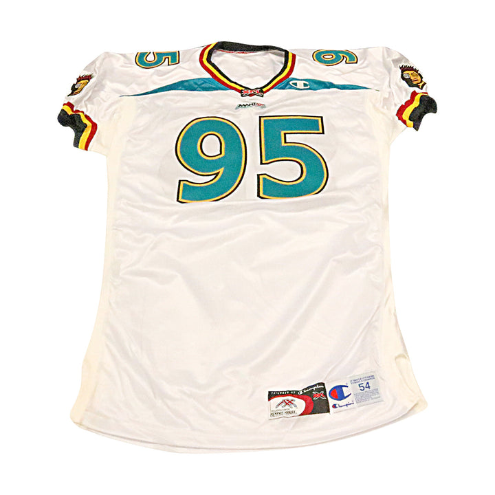 Memphis Maniax 2001 #95 Team Issued Away Jersey Size 54 +2