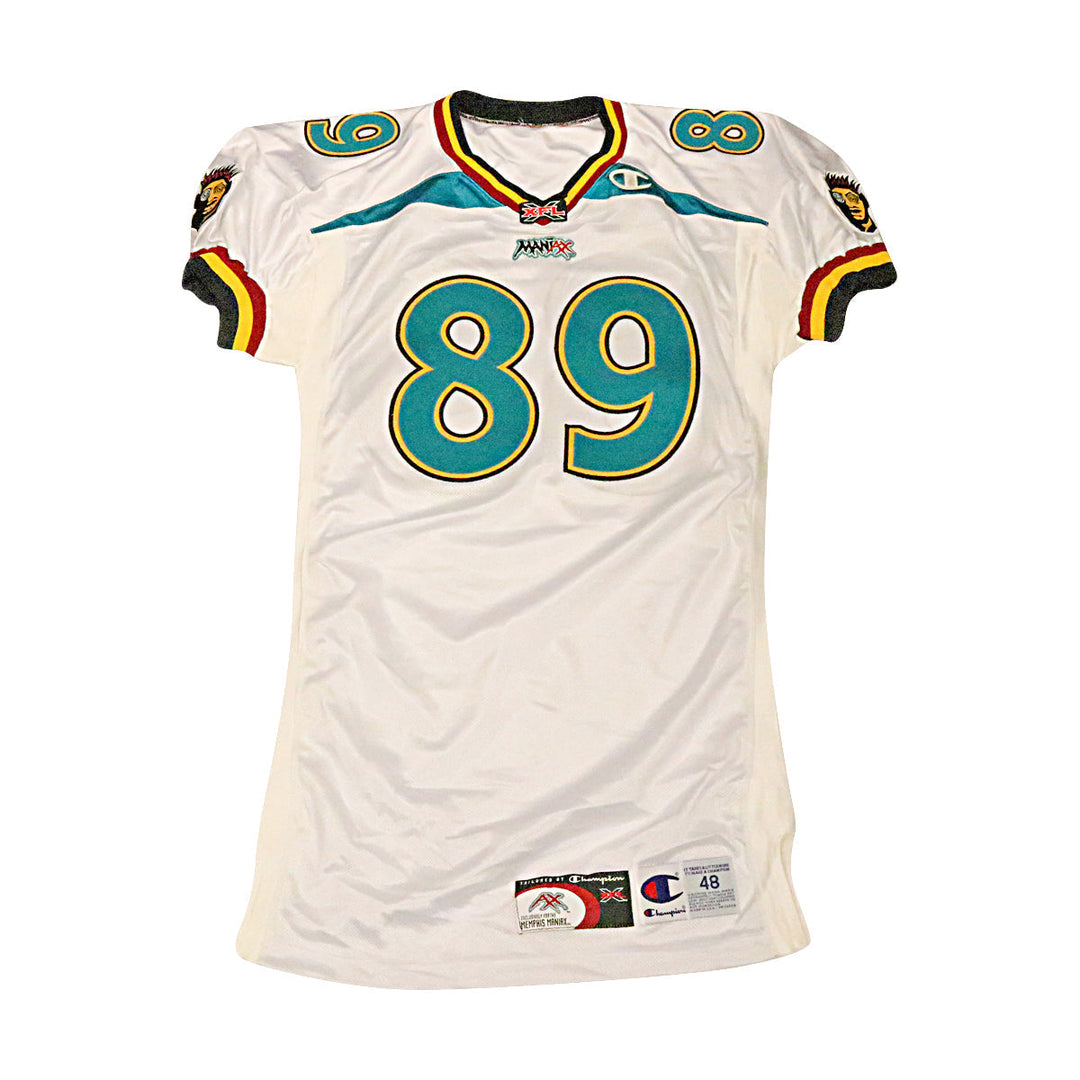 Memphis Maniax 2001 #89 Team Issued Away Jersey Size 48 +2