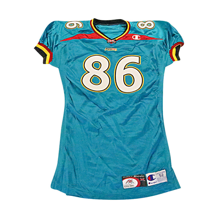 Memphis Maniax 2001 #86 Team Issued Away Jersey Size 52 +2