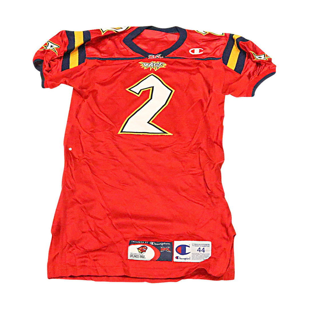 Shannon Culver Orlando Rage 2001 Game Used Home Jersey Size 44 +2