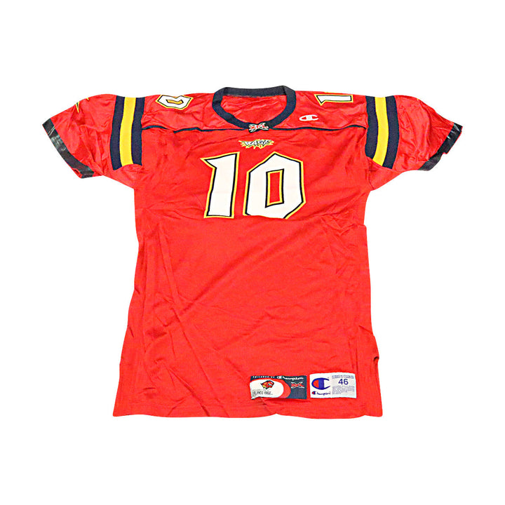 Jay Taylor Orlando Rage 2001 Game Used Home Jersey Size 46 +2