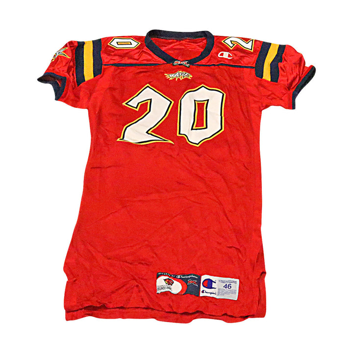 Brian Shay Orlando Rage 2001 Game Used Home Jersey Size 48 +2