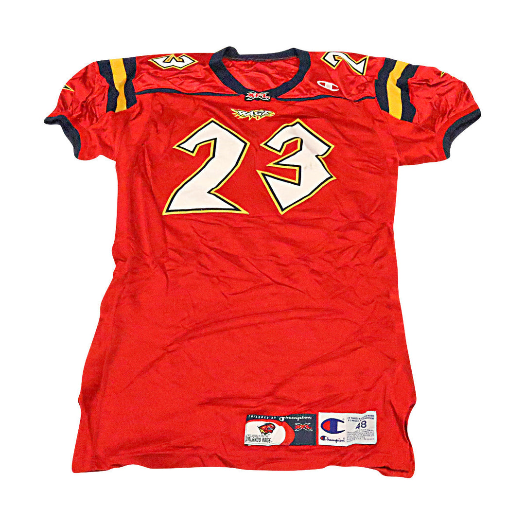 Kelly Malveaux Orlando Rage 2001 Game Used Home Jersey Size 48 +2