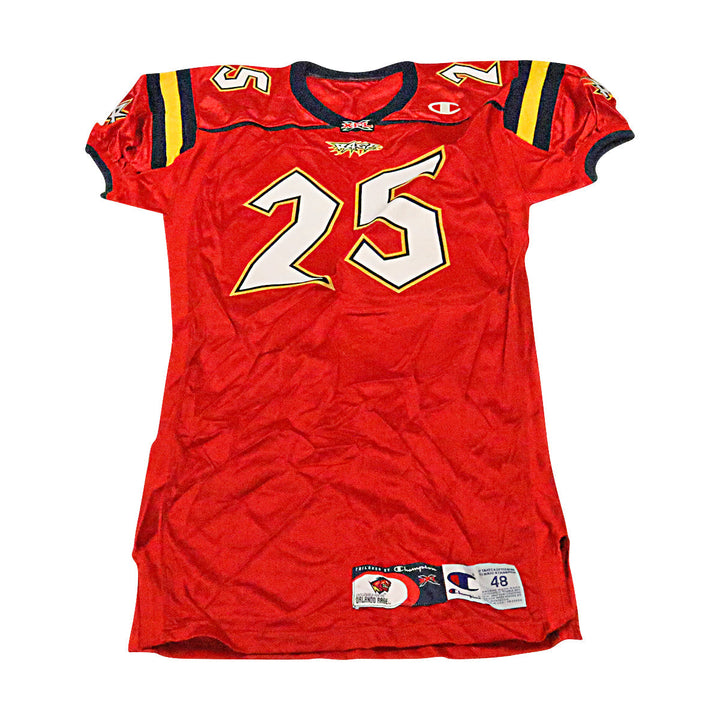 Orlando Rage 2001 #25 Team Issued Home Jersey Size 48 +2