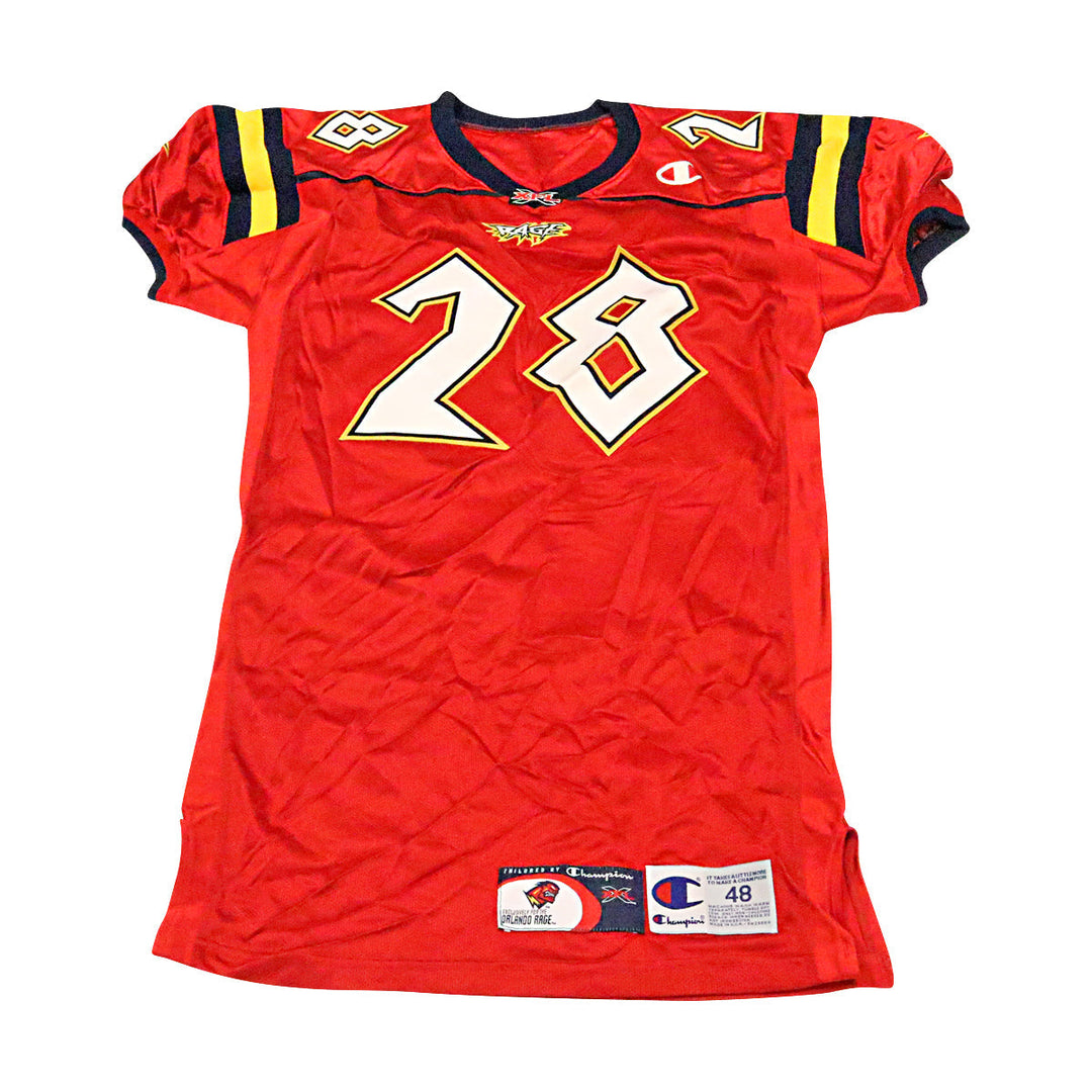Orlando Rage 2001 #28 Team Issued Home Jersey Size 48 +2