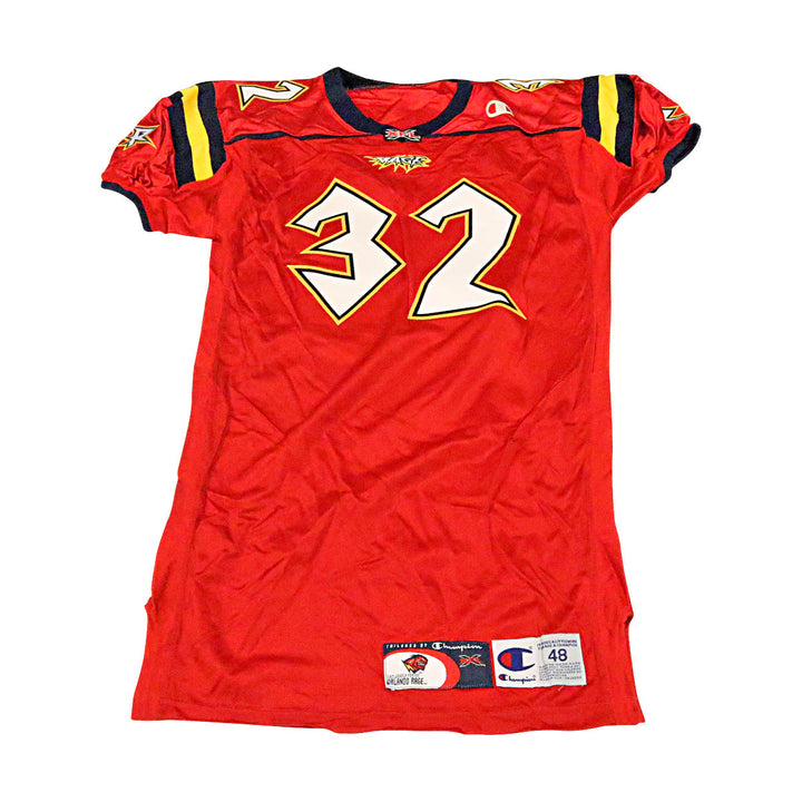 Orlando Rage 2001 #32 Team Issued Home Jersey Size 48 +2