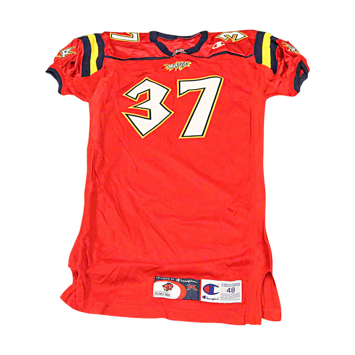 Orlando Rage 2001 #37 Team Issued Home Jersey Size 48 +2