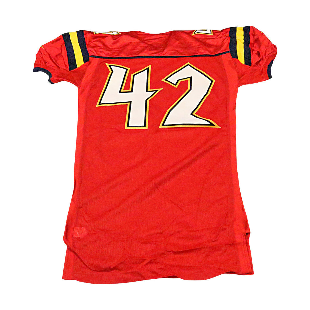 Orlando Rage 2001 #42 Team Issued Home Jersey Size 48 +2