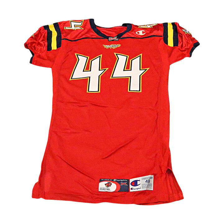 Orlando Rage 2001 #44 Team Issued Home Jersey Size 48 +2