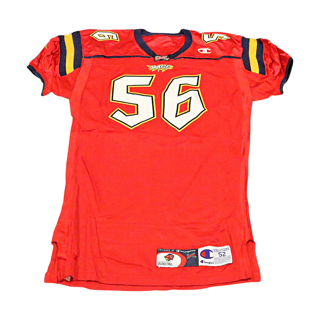 Shawn Banks Orlando Rage 2001 Game Used Home Jersey Size 52 +2