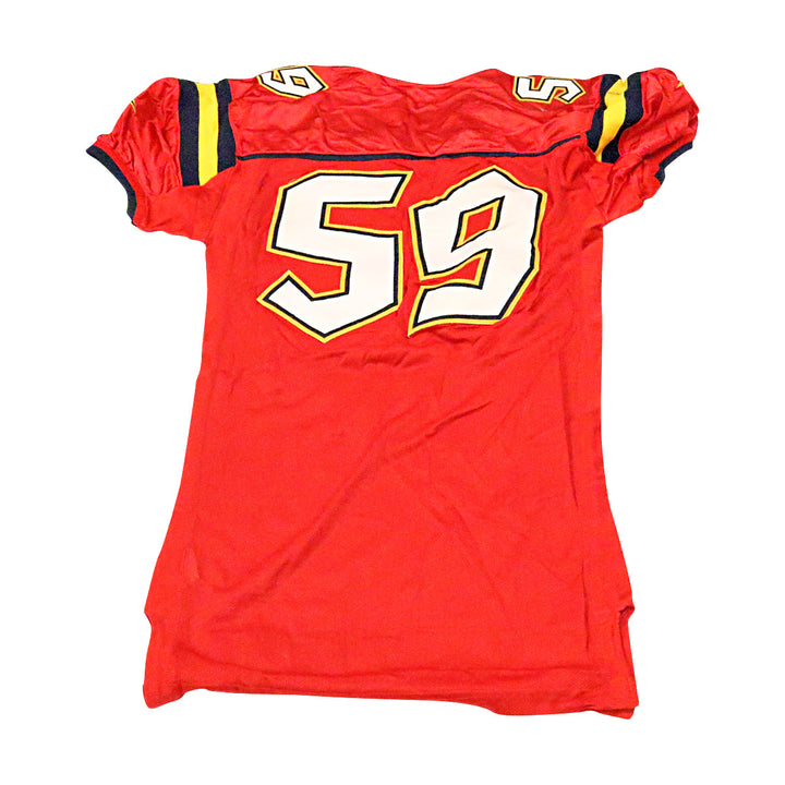 Orlando Rage 2001 #59 Team Issued Home Jersey Size 48 +2