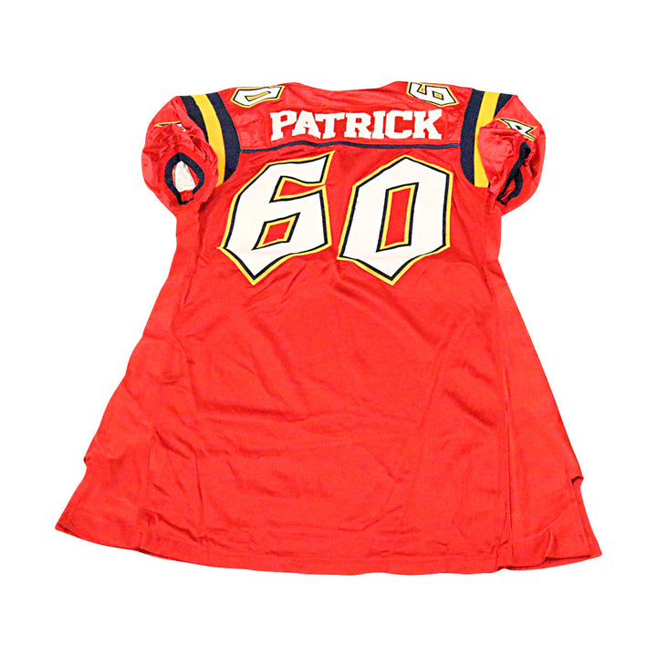 Garin Patrick Orlando Rage 2001 Game Used Home Jersey Size 52 +2 Linemen Cut