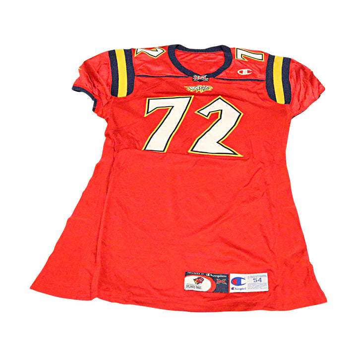 Ben Huff Orlando Rage 2001 Game Used Home Jersey Size 54 +2