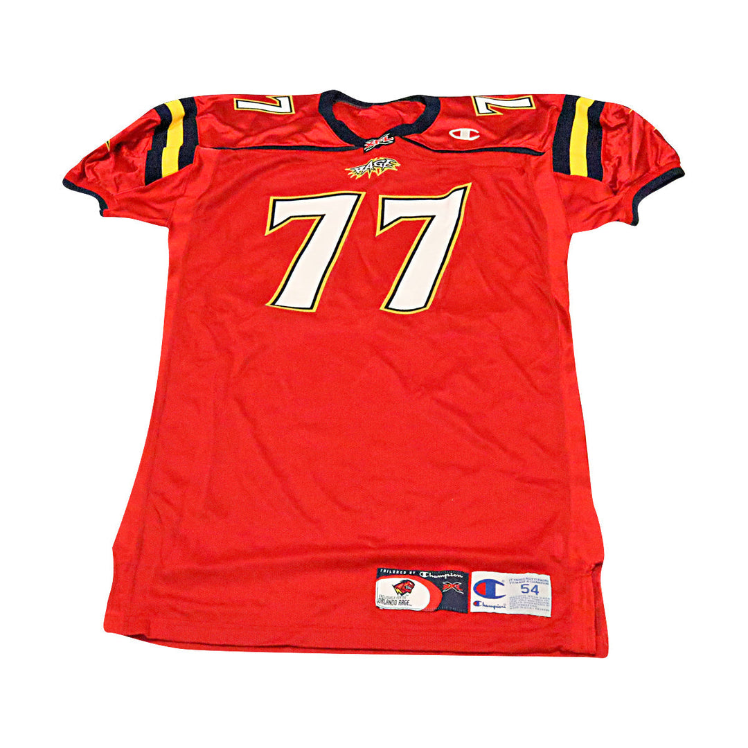 Orlando Rage 2001 #77 Team Issued Home Jersey Size 54 +2