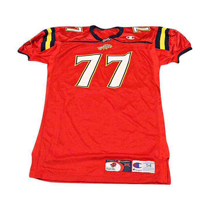 Orlando Rage 2001 #77 Team Issued Home Jersey Size 54 +2