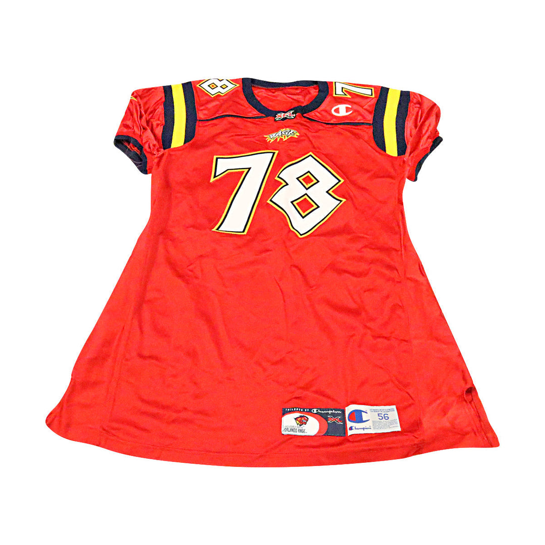 Orlando Rage 2001 #78 Team Issued Home Jersey Size 56 +2