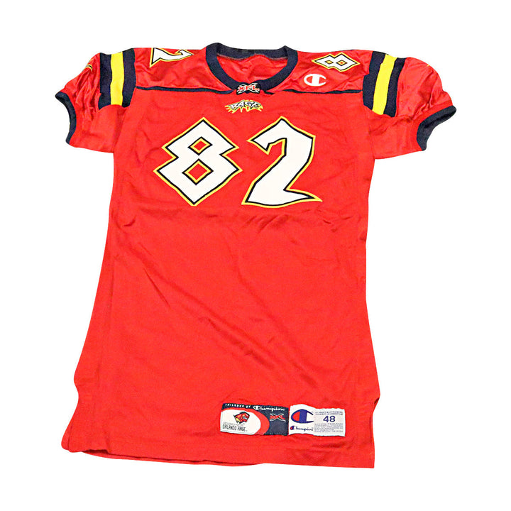 Orlando Rage 2001 #82 Team Issued Home Jersey Size 48 +2