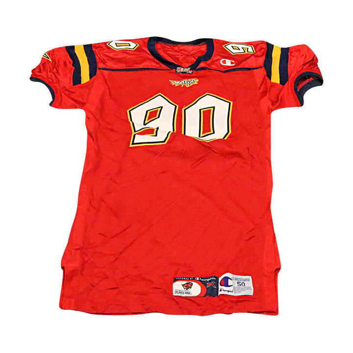 James Roberson Orlando Rage 2001 Game Used Home Jersey Size 50 +2