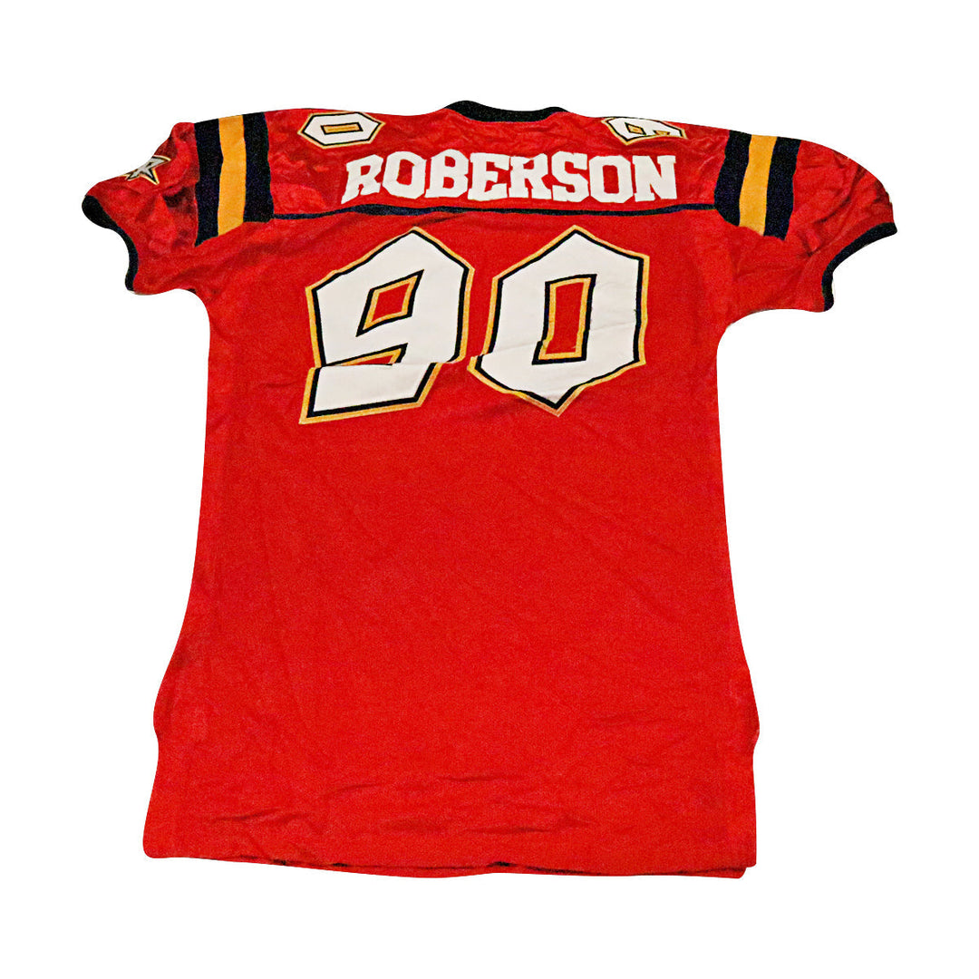 James Roberson Orlando Rage 2001 Game Used Home Jersey Size 50 +2