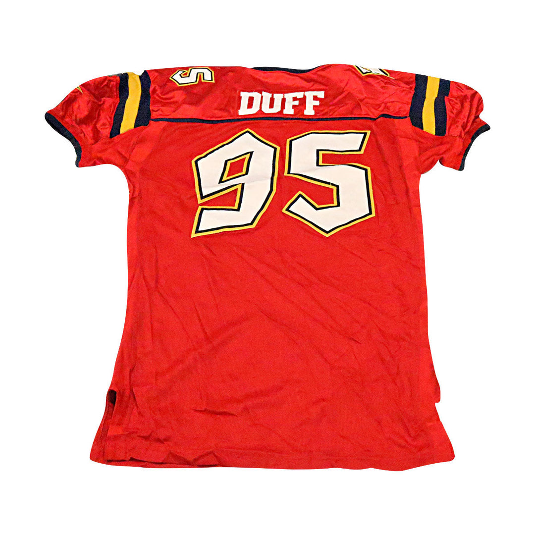 Bill Duff Orlando Rage 2001 Game Used Home Jersey Size 54 +2