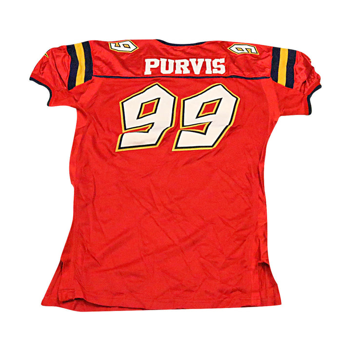 Andre Purvis Orlando Rage 2001 Game Used Home Jersey Size 56 +2