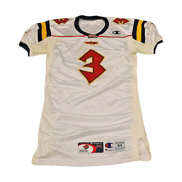 Patrick Bonner Orlando Rage 2001 Game Used Away Jersey Size 44 +2