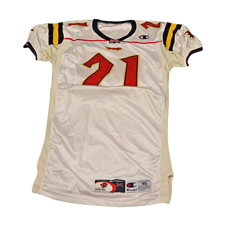 Michael Black Orlando Rage 2001 Game Used Away Jersey Size 46 +2