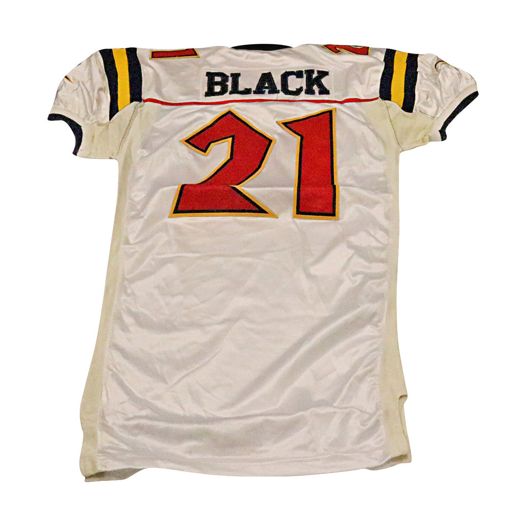 Michael Black Orlando Rage 2001 Game Used Away Jersey Size 46 +2