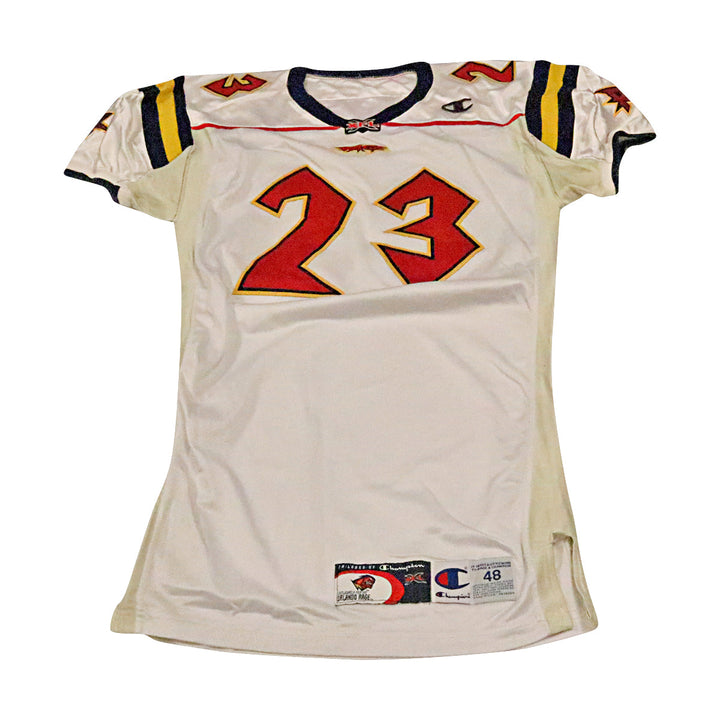 Kelly Malveaux Orlando Rage 2001 Game Used Away Jersey Size 48 +2