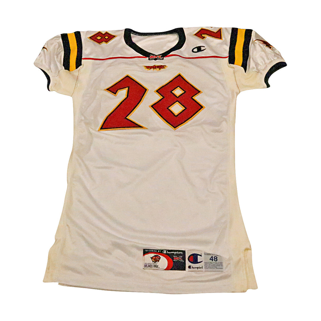Orlando Rage 2001 #28 Team Issued Away Jersey Size 48 +2