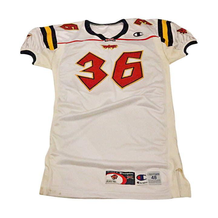 Orlando Rage 2001 #36 Team Issued Away Jersey Size 48 +2